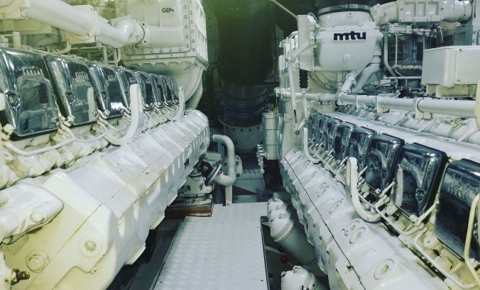 MTU Twin Marine Diesel Engines